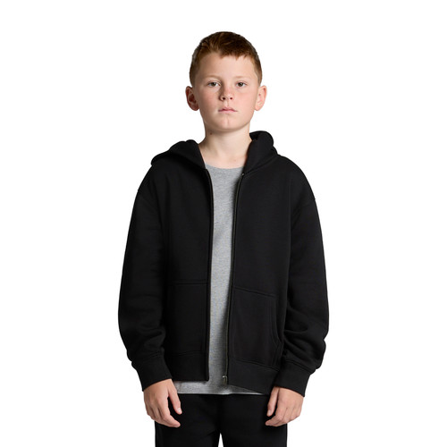 FRONT youth-relax-zip-hood-front